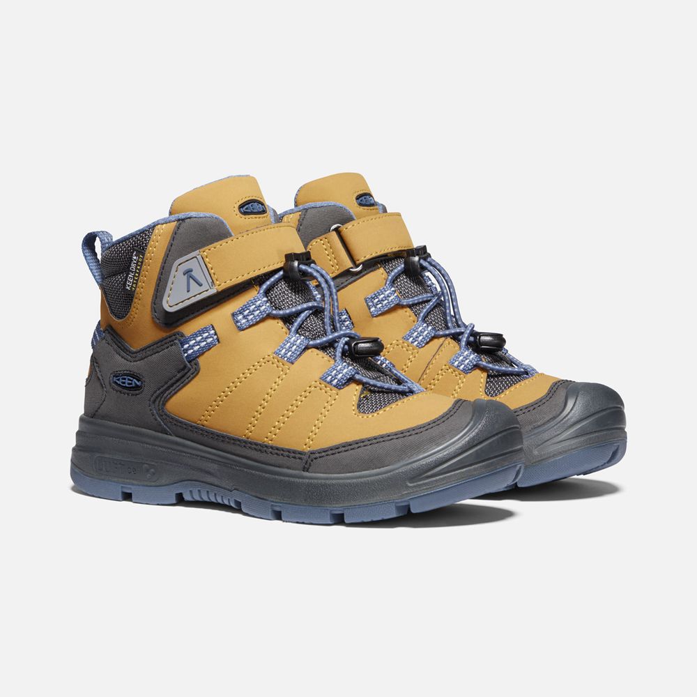 Keen Outdoor Bot Çocuk Altın/Gri - Redwood Waterproof - Türkiye QYJU45382